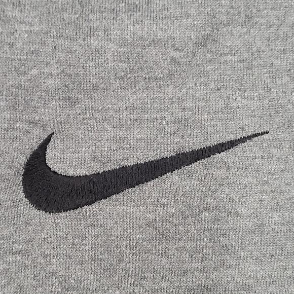 NIKE Dri-Fit Training Zip Hoodie M/L 22x28 Swoosh Embroidered Tech-Fleece - Picture 15 of 16